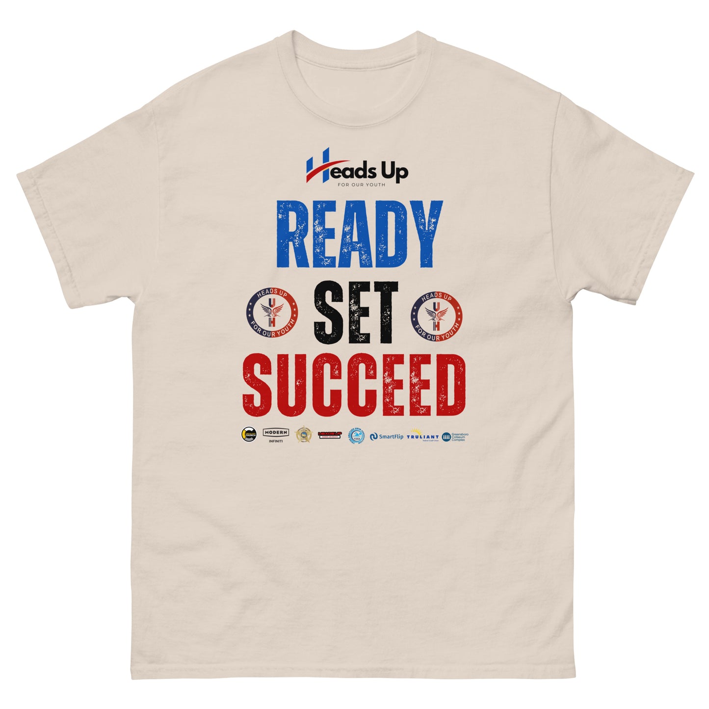 Heads Up For Our Youth Ready Set Succeed Unisex classic tee
