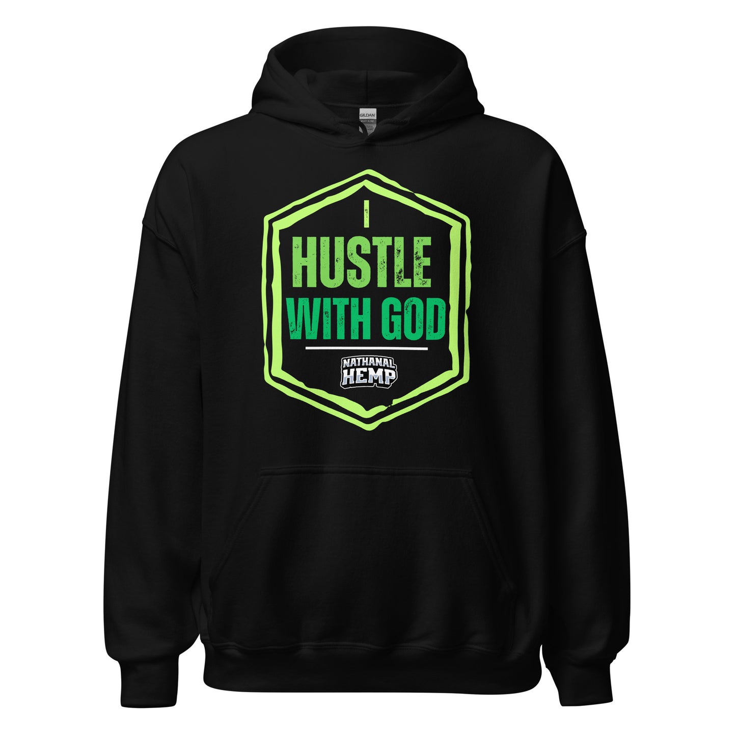 I Hustle With God Nathanal Hemp Unisex Hoodie