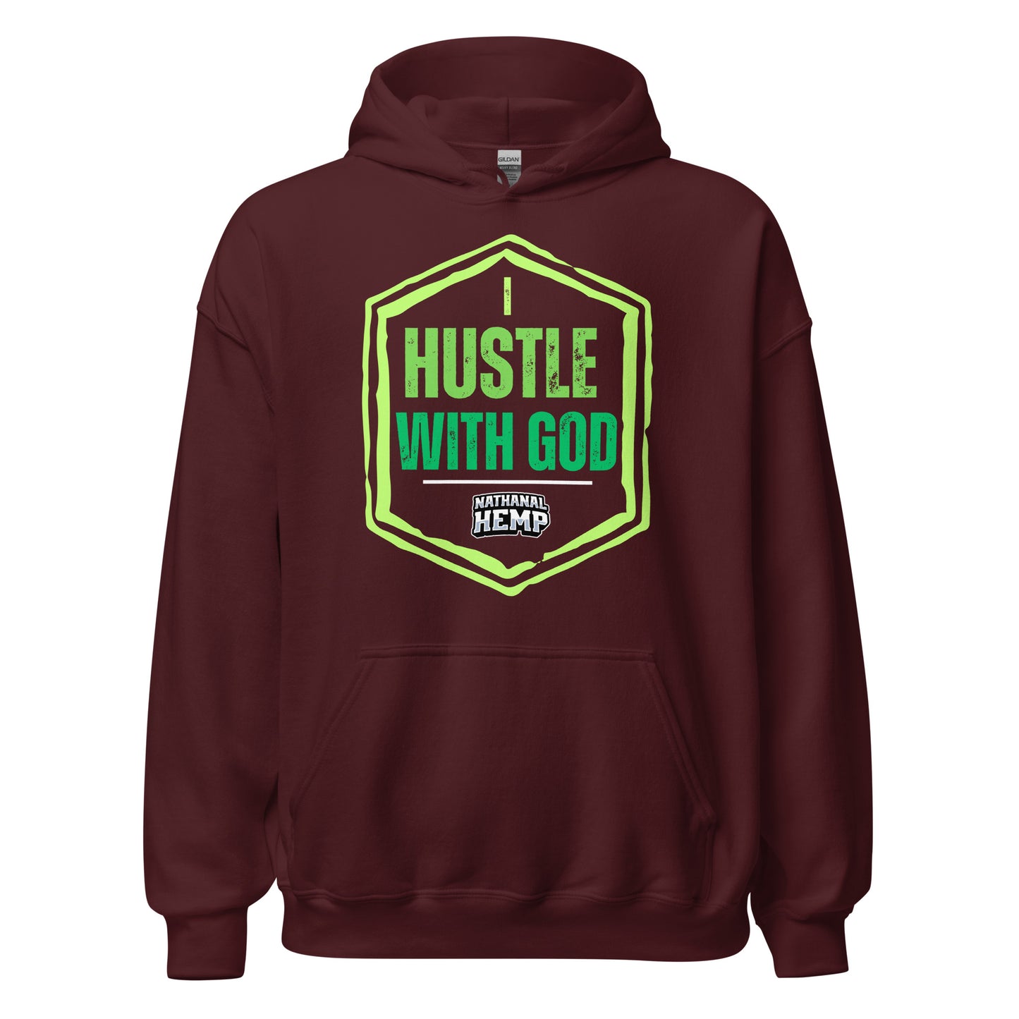 I Hustle With God Nathanal Hemp Unisex Hoodie