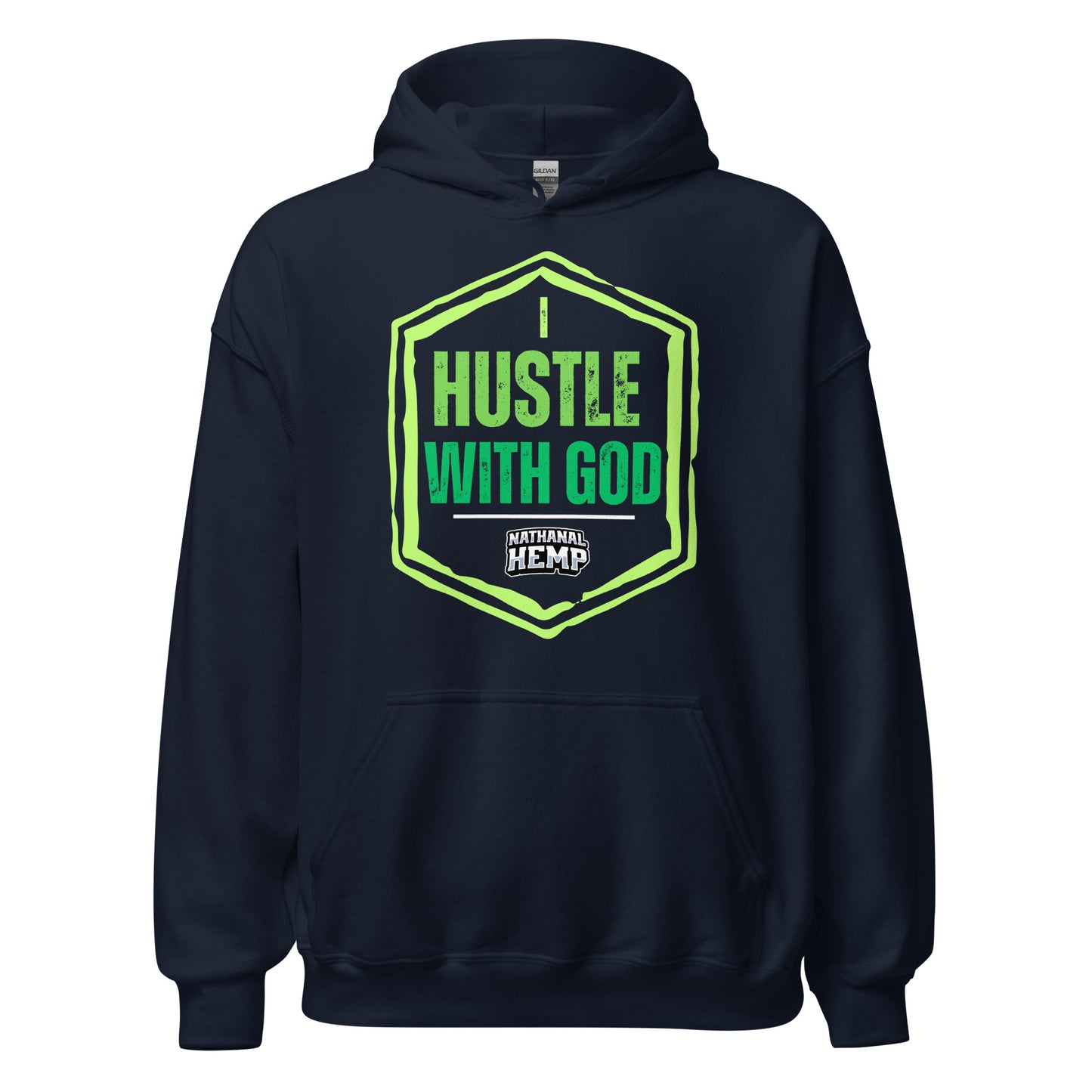 I Hustle With God Nathanal Hemp Unisex Hoodie