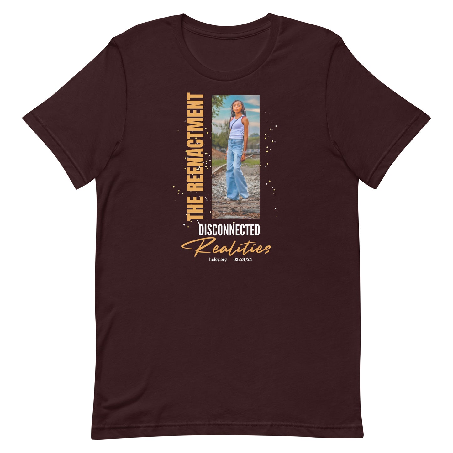 Moriah Disconnected Realities Unisex t-shirt