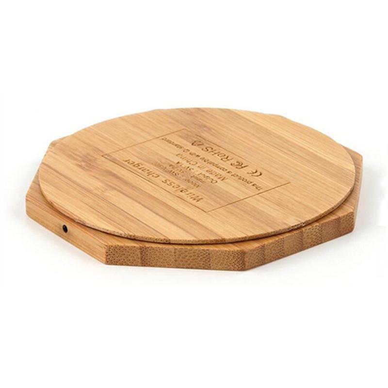 Wood Bamboo Qi Wireless Charger