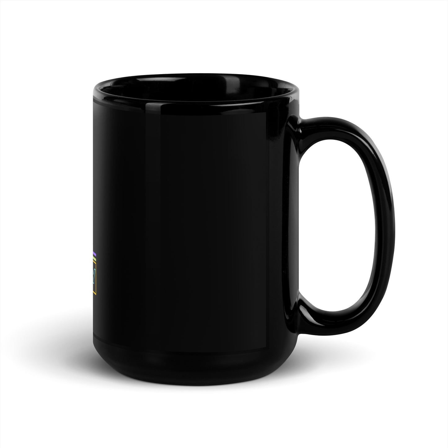 Big Z Energy Black Glossy Mug
