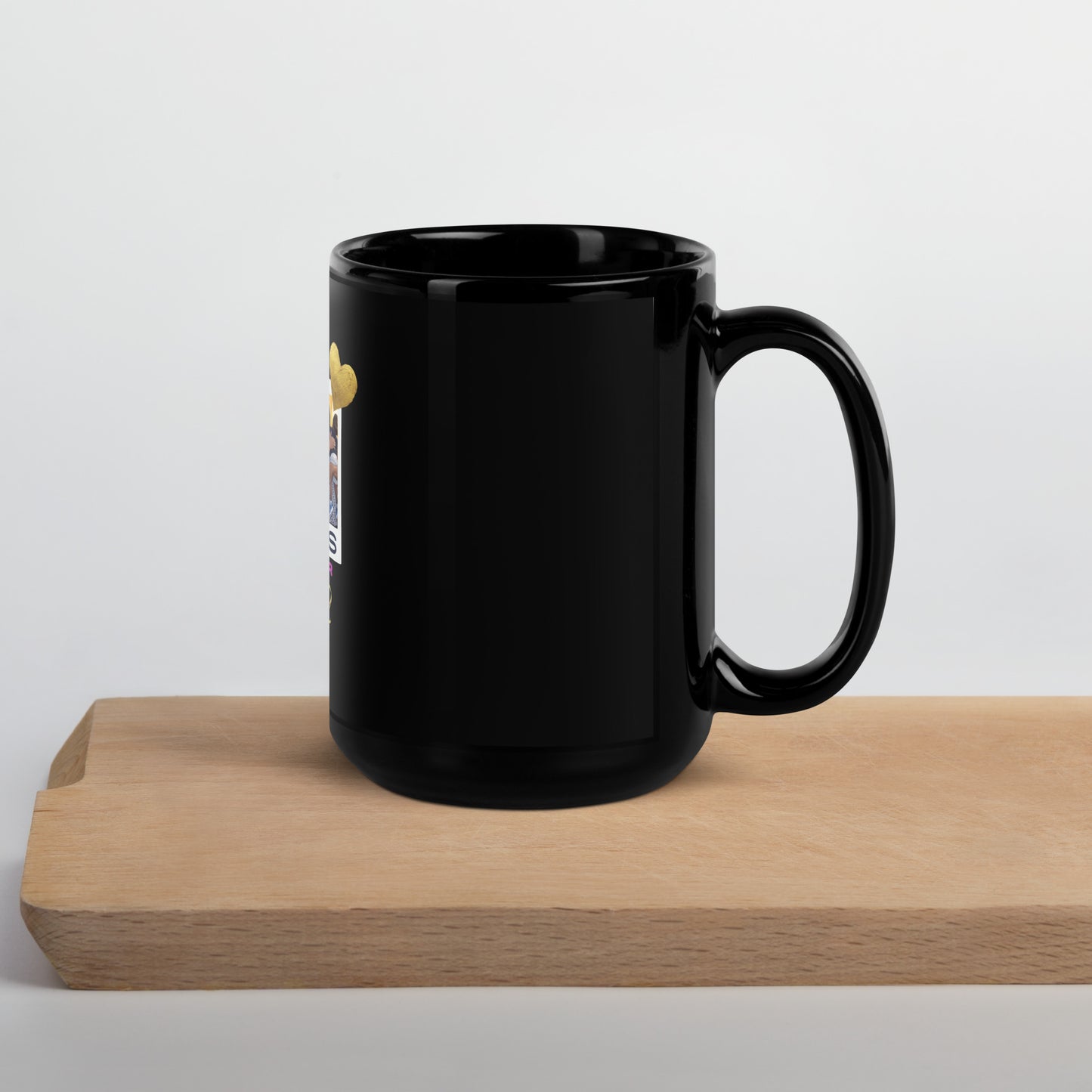 George Sisters Are Better Together Black Glossy Mug