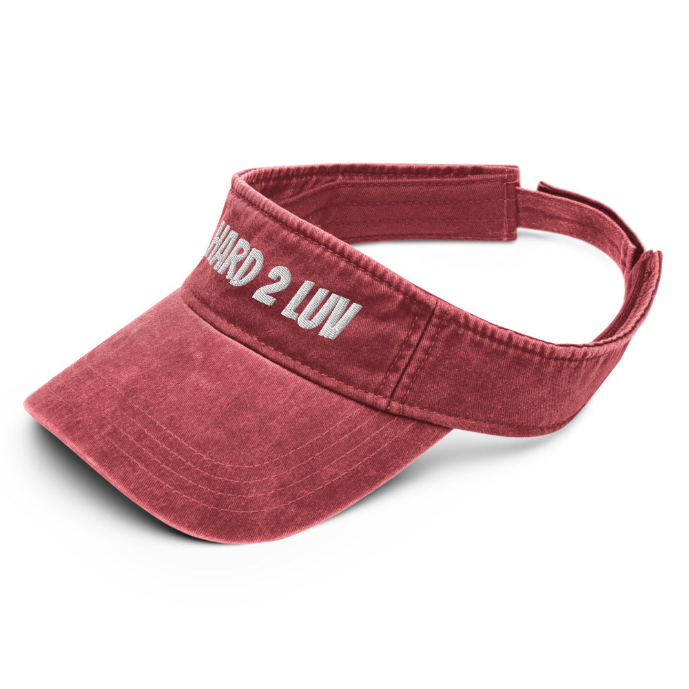 Hard 2 Luv 40 Denim visor