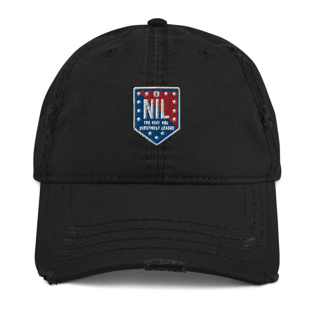 The NIL Distressed Dad Hat