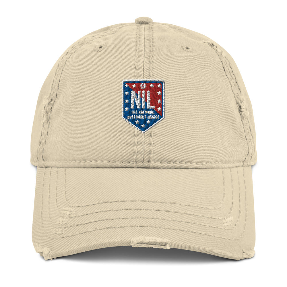 The NIL Distressed Dad Hat