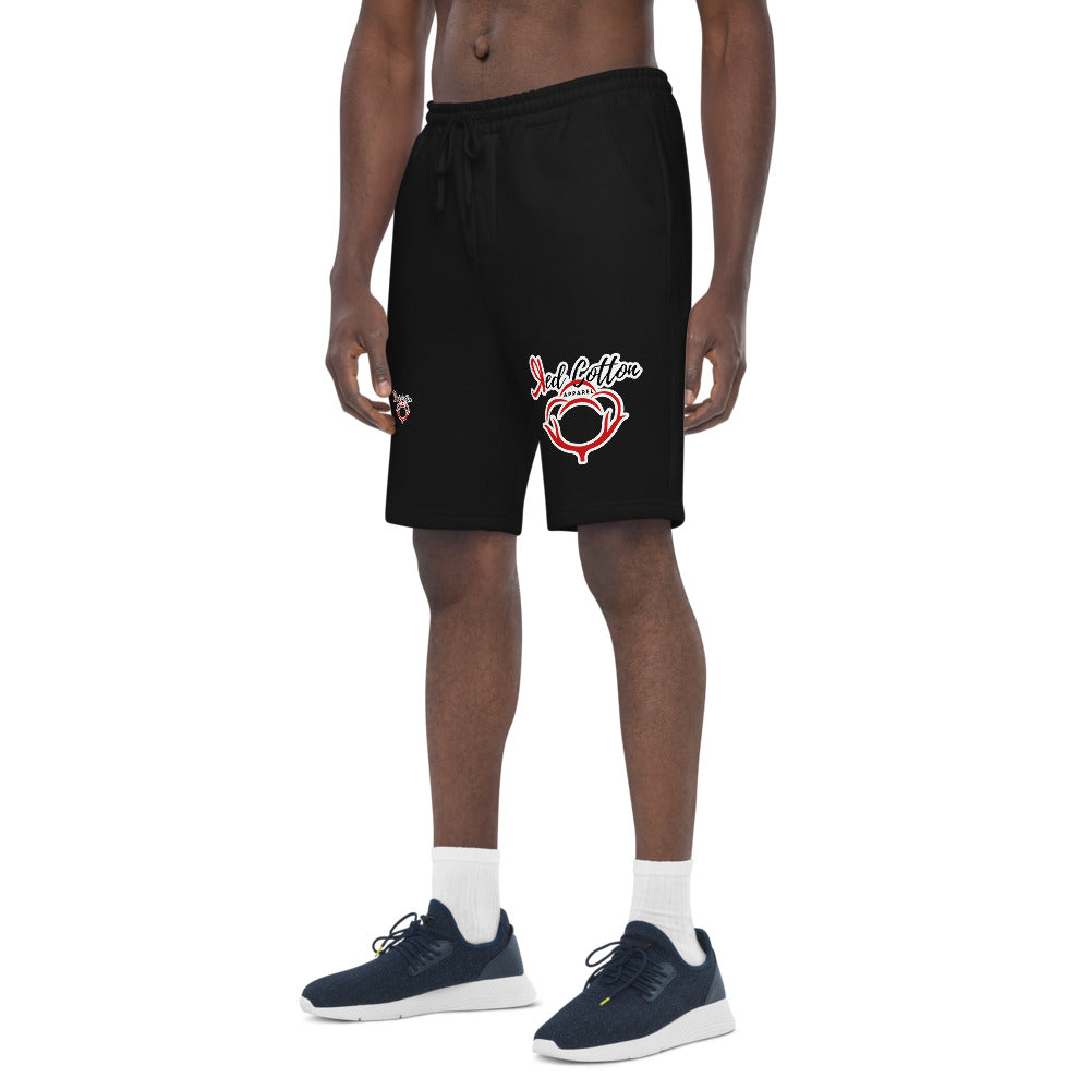Red Cotton Apparel Men's fleece shorts