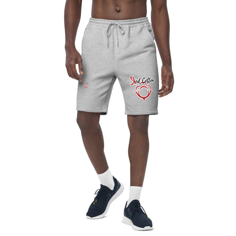 Red Cotton Apparel Men's fleece shorts