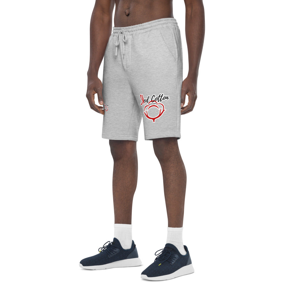 Red Cotton Apparel Men's fleece shorts