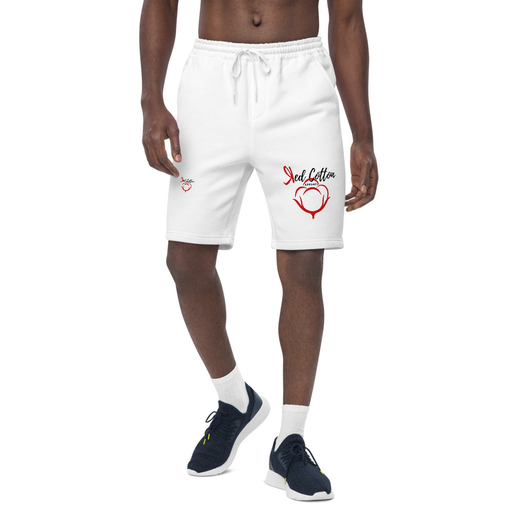 Red Cotton Apparel Men's fleece shorts