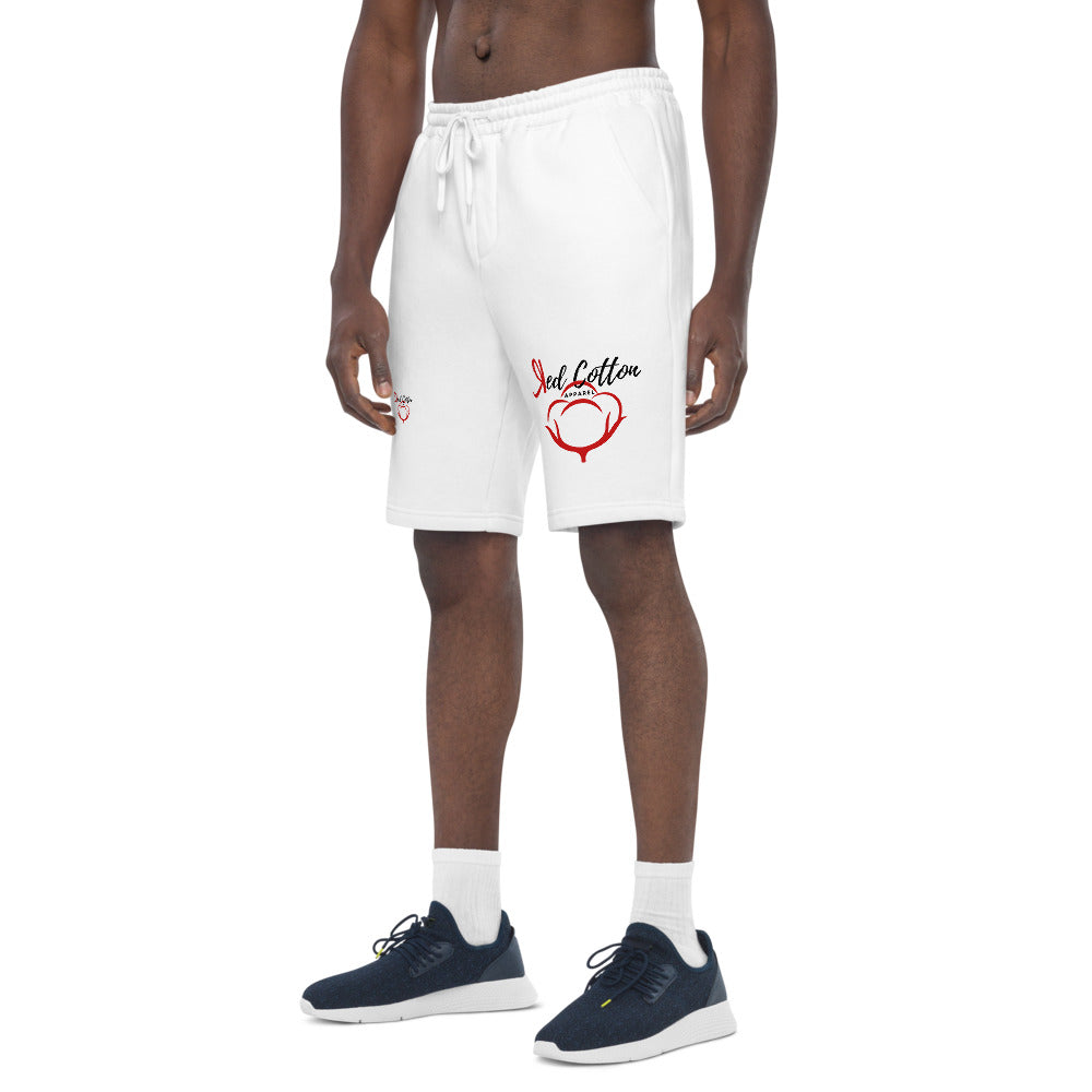 Red Cotton Apparel Men's fleece shorts