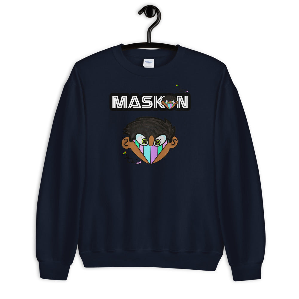 Maskon Unisex Sweatshirt by XX_Artz