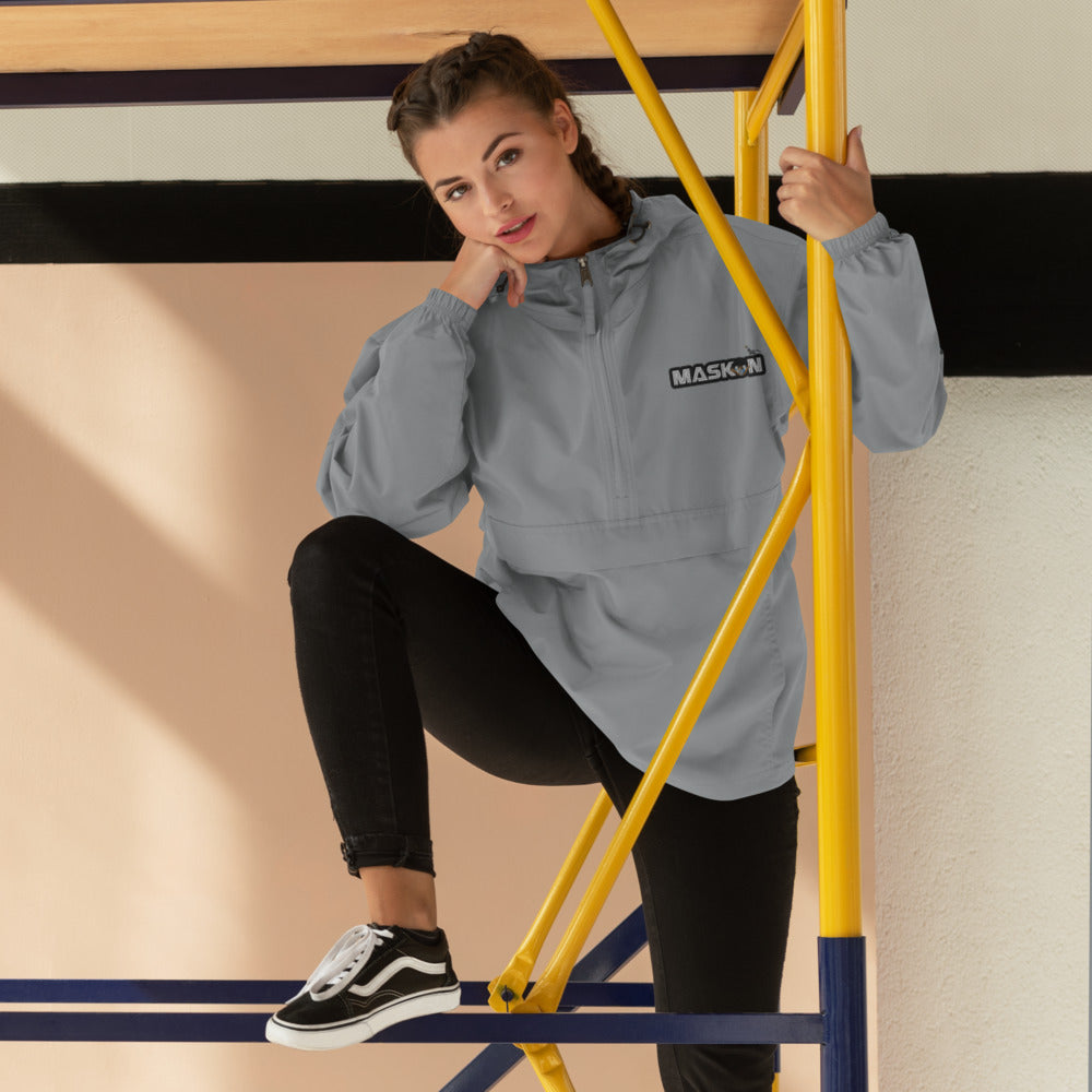Embroidered Champion Packable Jacket by XX_Artz