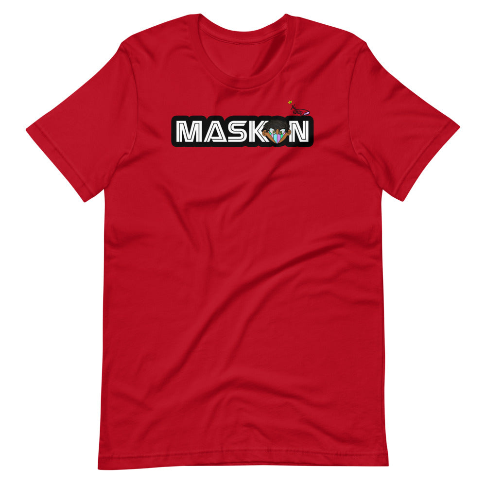 Mask On by XX_ARTZ Short-Sleeve Unisex T-Shirt