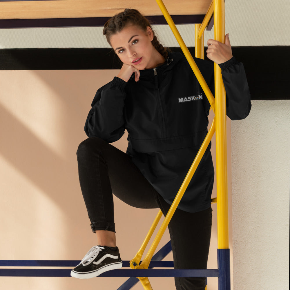 Embroidered Champion Packable Jacket by XX_Artz