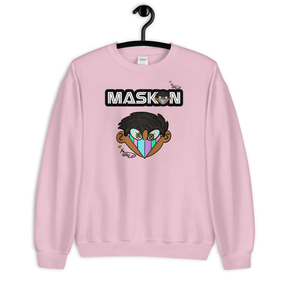 Maskon Unisex Sweatshirt by XX_Artz