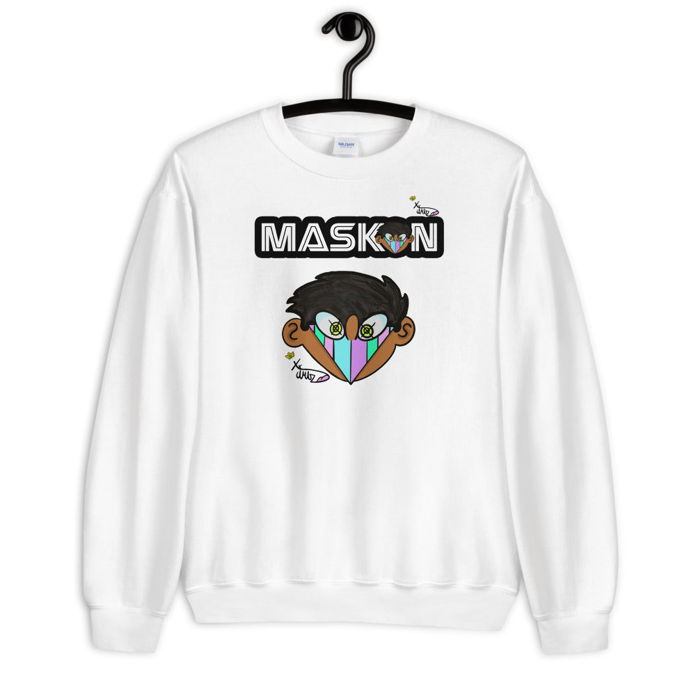 Maskon Unisex Sweatshirt by XX_Artz