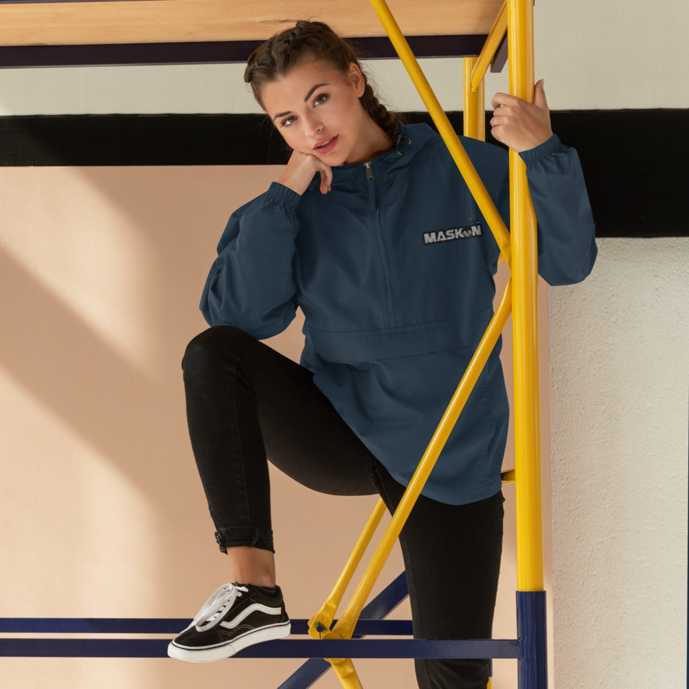 Embroidered Champion Packable Jacket by XX_Artz