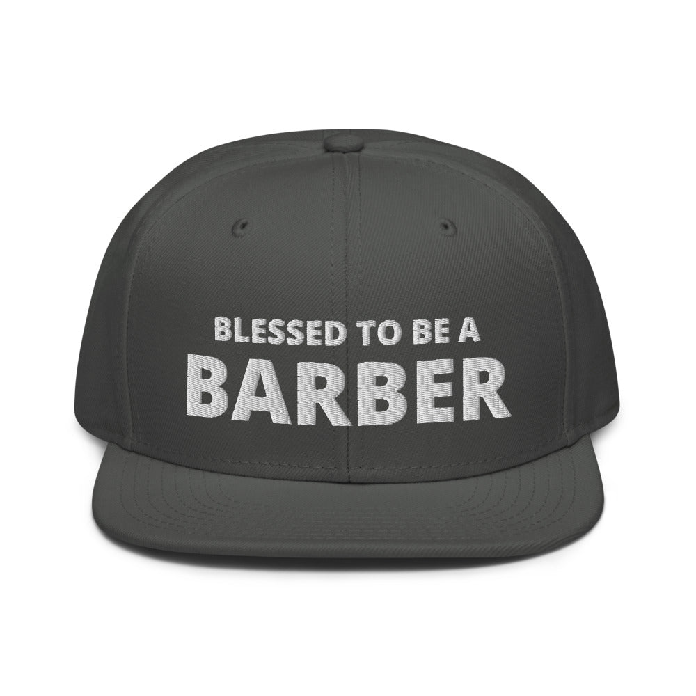 Blessed to be a Barber Snapback Hat