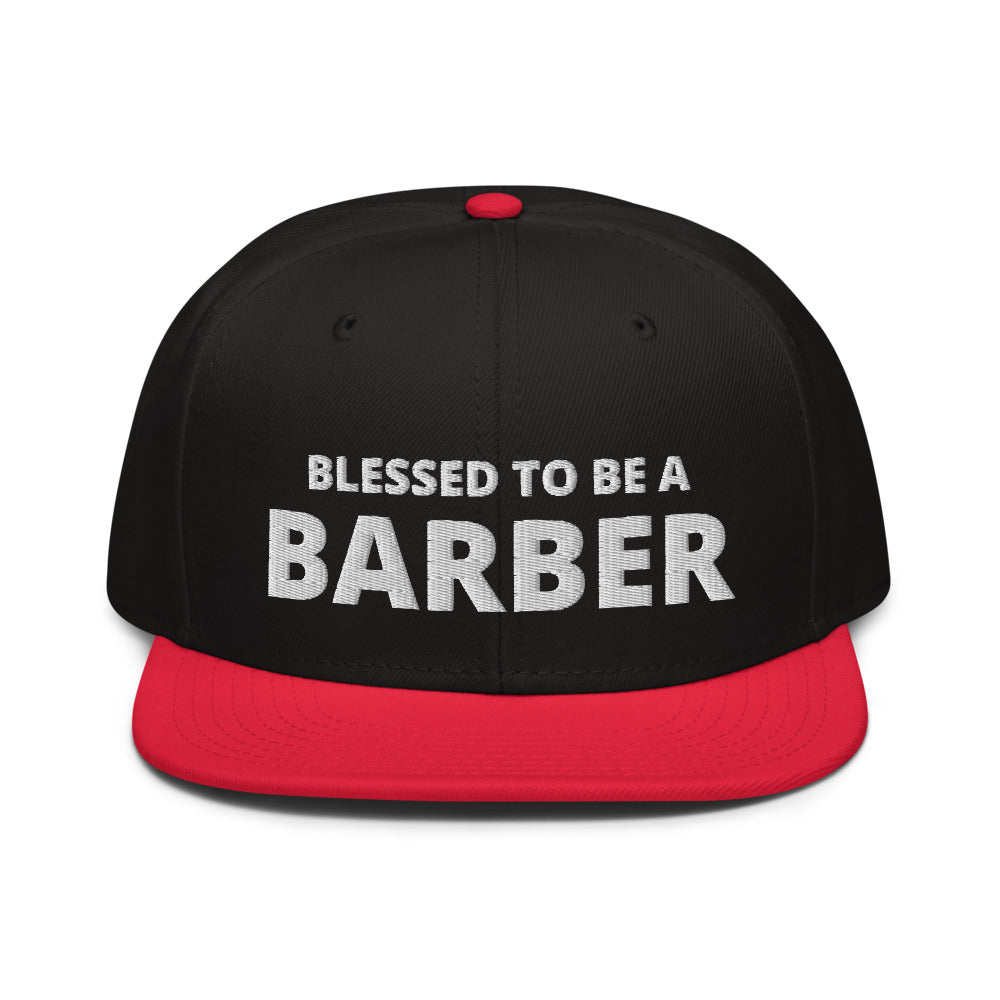 Blessed to be a Barber Snapback Hat