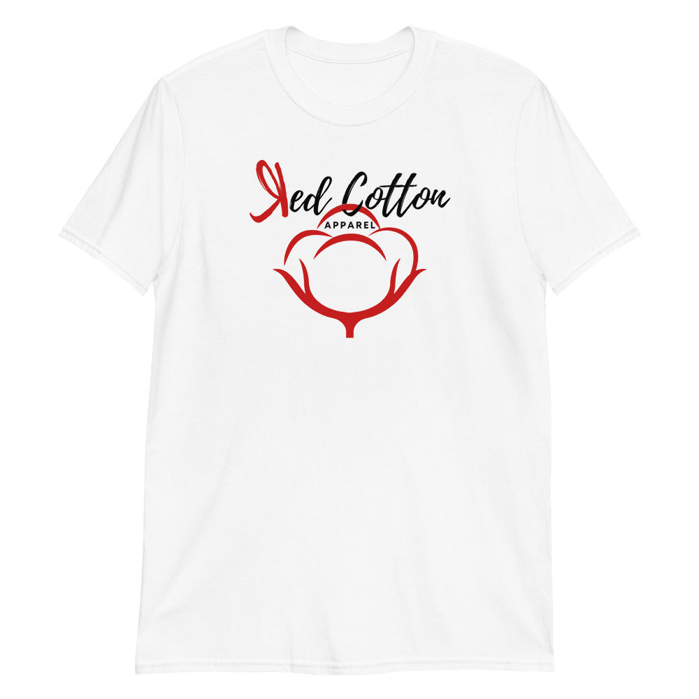 Red Cotton Short-Sleeve Unisex T-Shirt