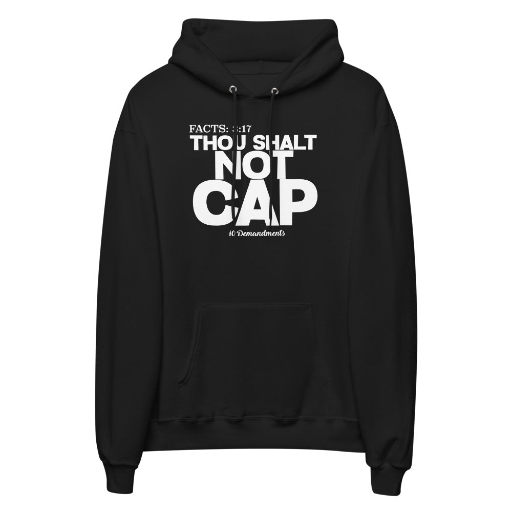 Thou Shalt Not Cap 10 Demandments by Legend Shaw Unisex fleece hoodie