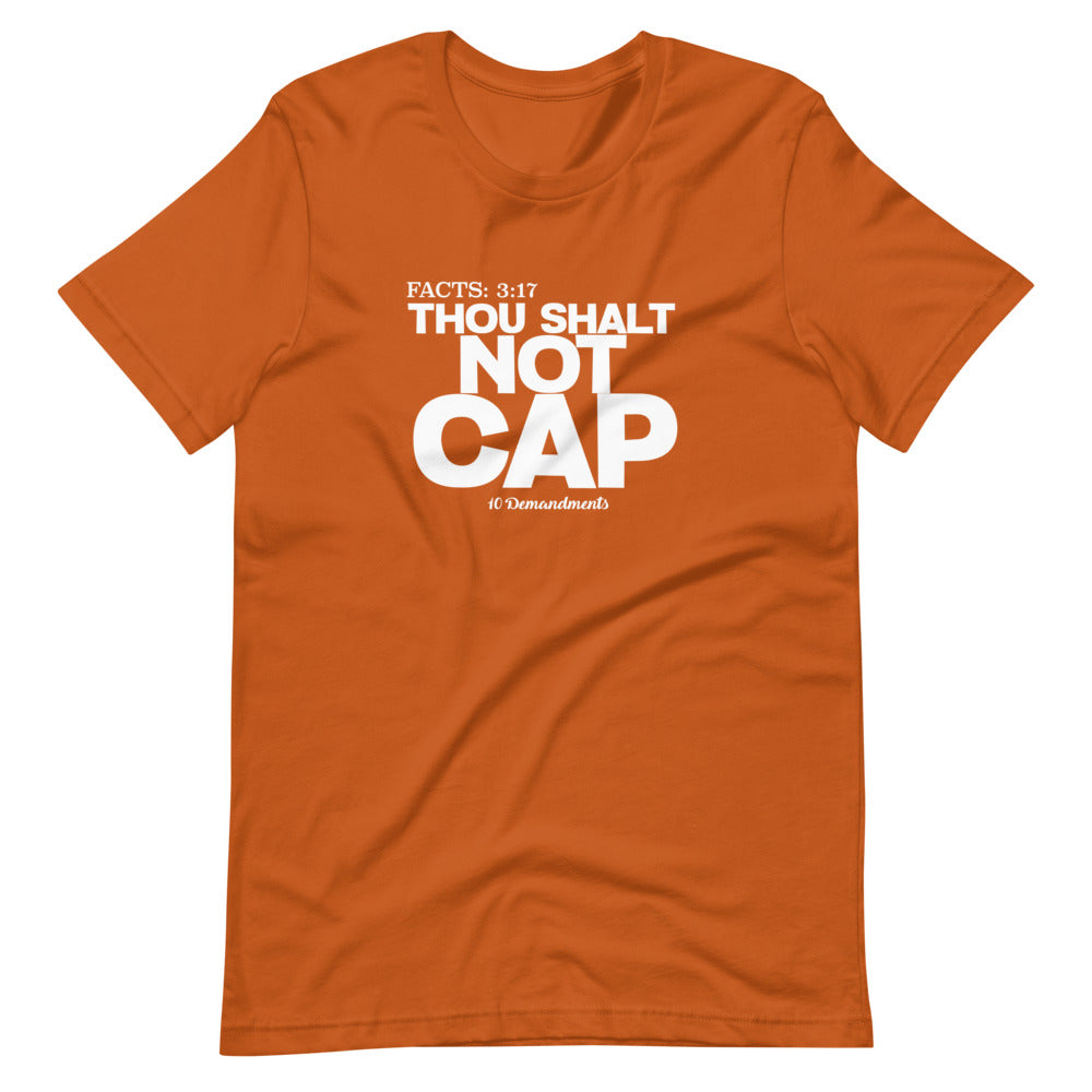 Thou Shalt Not Cap 10 Demandments Short-Sleeve Unisex T-Shirt by Legend Shaw