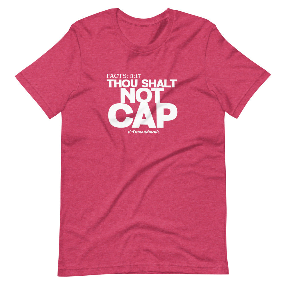 Thou Shalt Not Cap 10 Demandments Short-Sleeve Unisex T-Shirt by Legend Shaw
