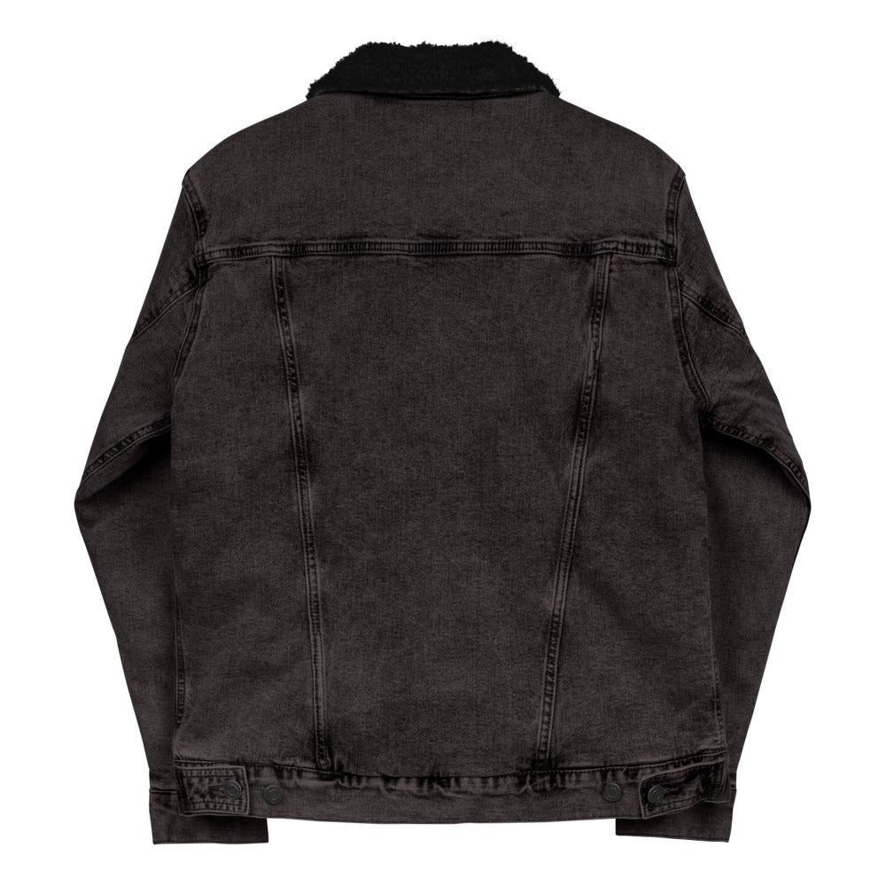 Content Creator Unisex denim sherpa jacket