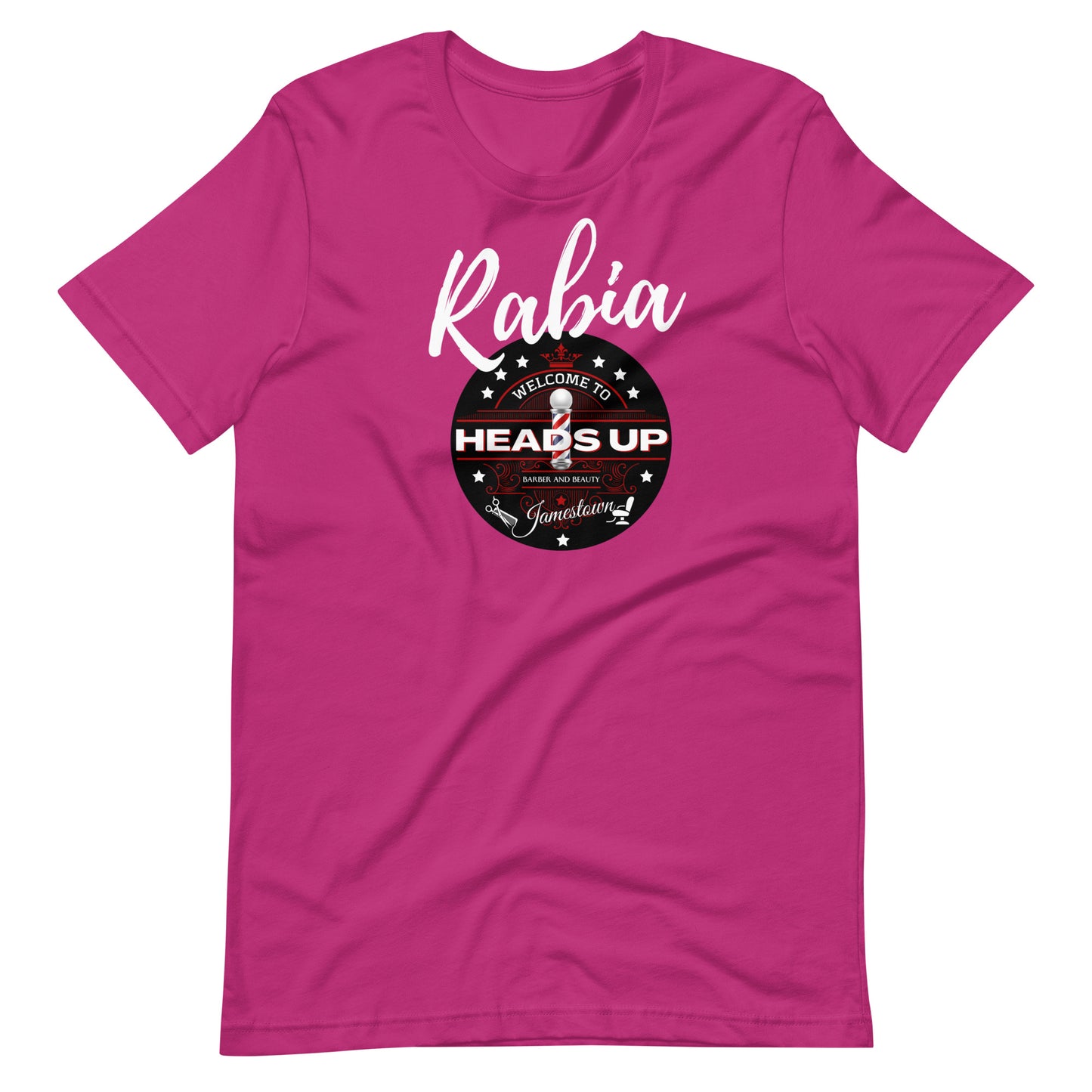 Rabia Heads Up Jamestown Unisex t-shirt