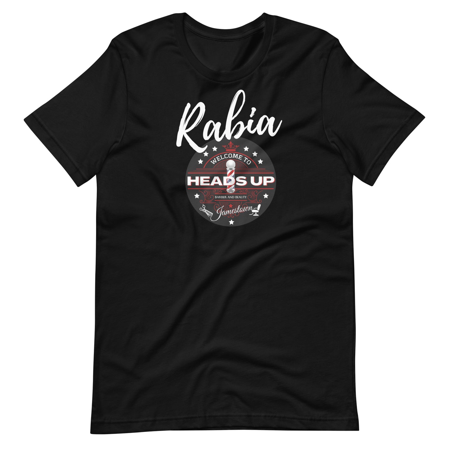 Rabia Heads Up Jamestown Unisex t-shirt