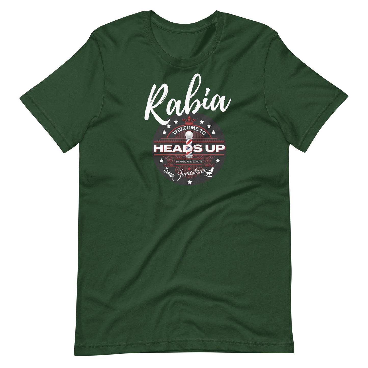 Rabia Heads Up Jamestown Unisex t-shirt