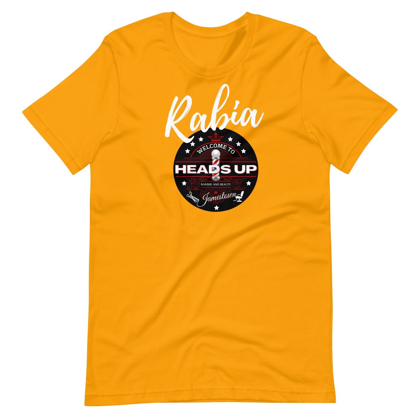 Rabia Heads Up Jamestown Unisex t-shirt