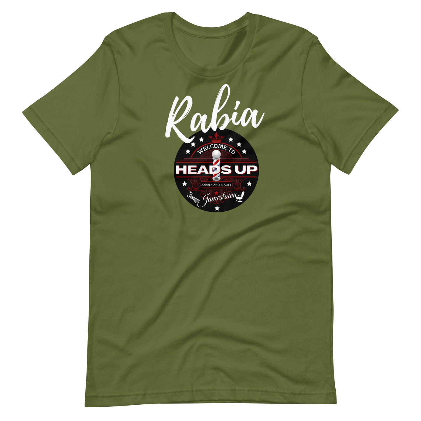 Rabia Heads Up Jamestown Unisex t-shirt