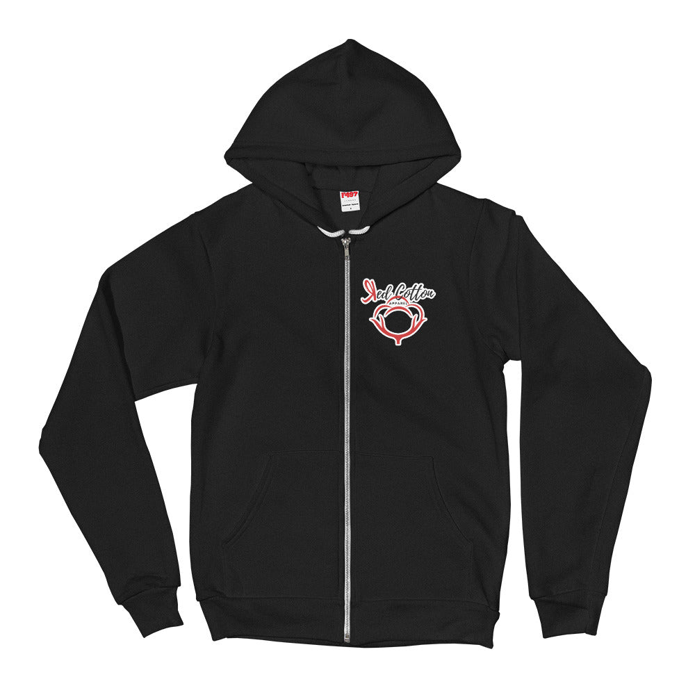 Red Cotton Apparel Hoodie sweater