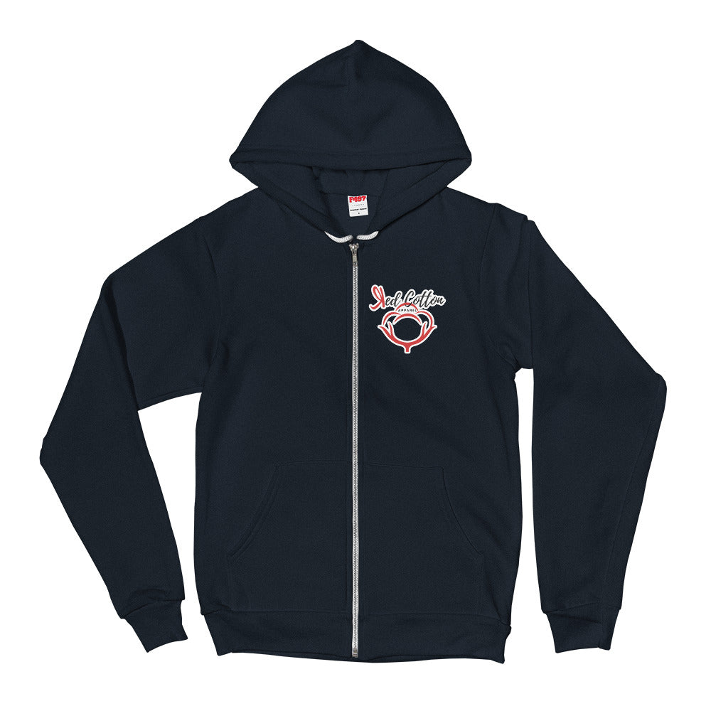 Red Cotton Apparel Hoodie sweater