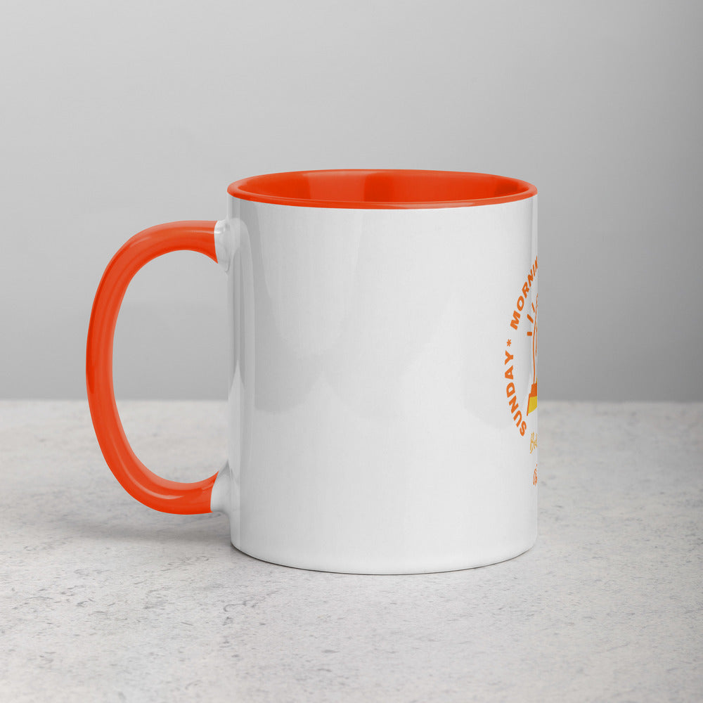 Sunday Morning Praise Party Mug with Color Inside