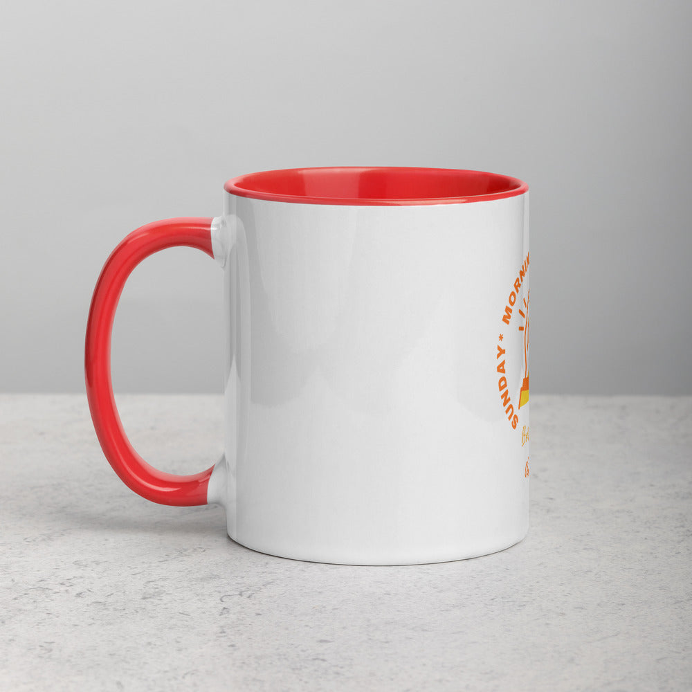 Sunday Morning Praise Party Mug with Color Inside