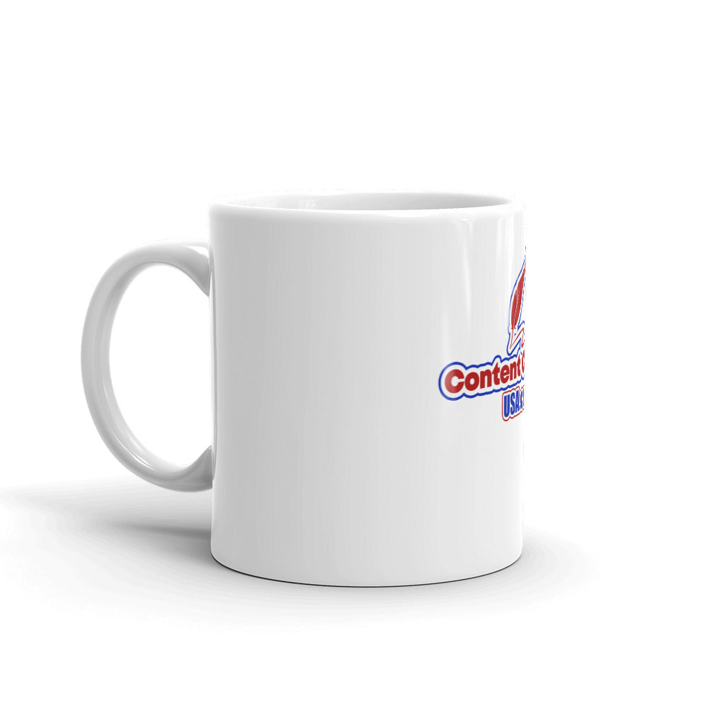 Content Creator White glossy mug