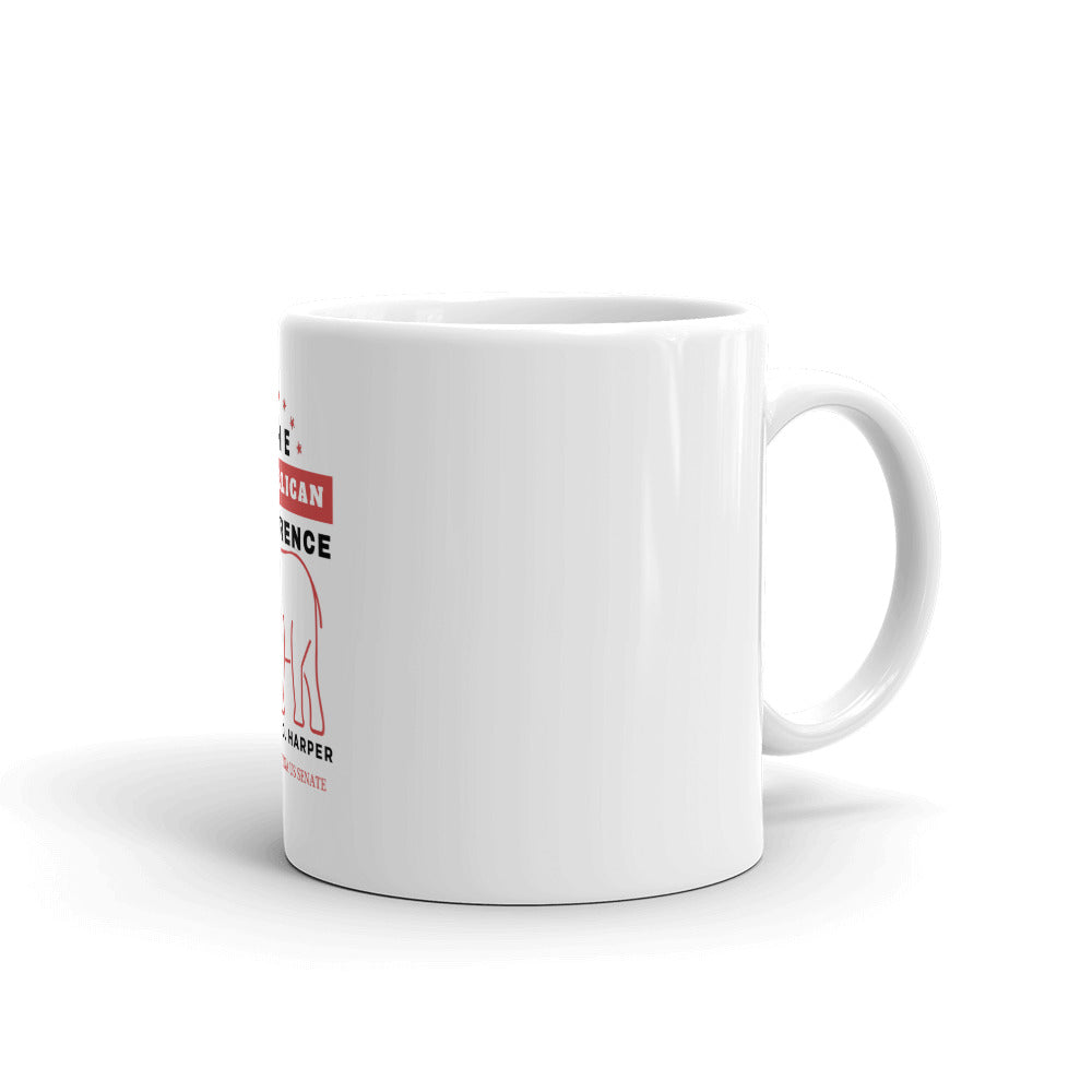 The Republican Difference White glossy mug