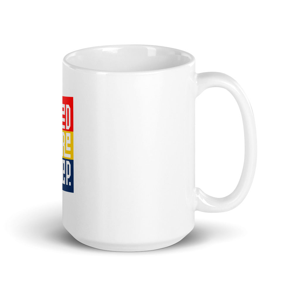 Need More Sleep White glossy mug