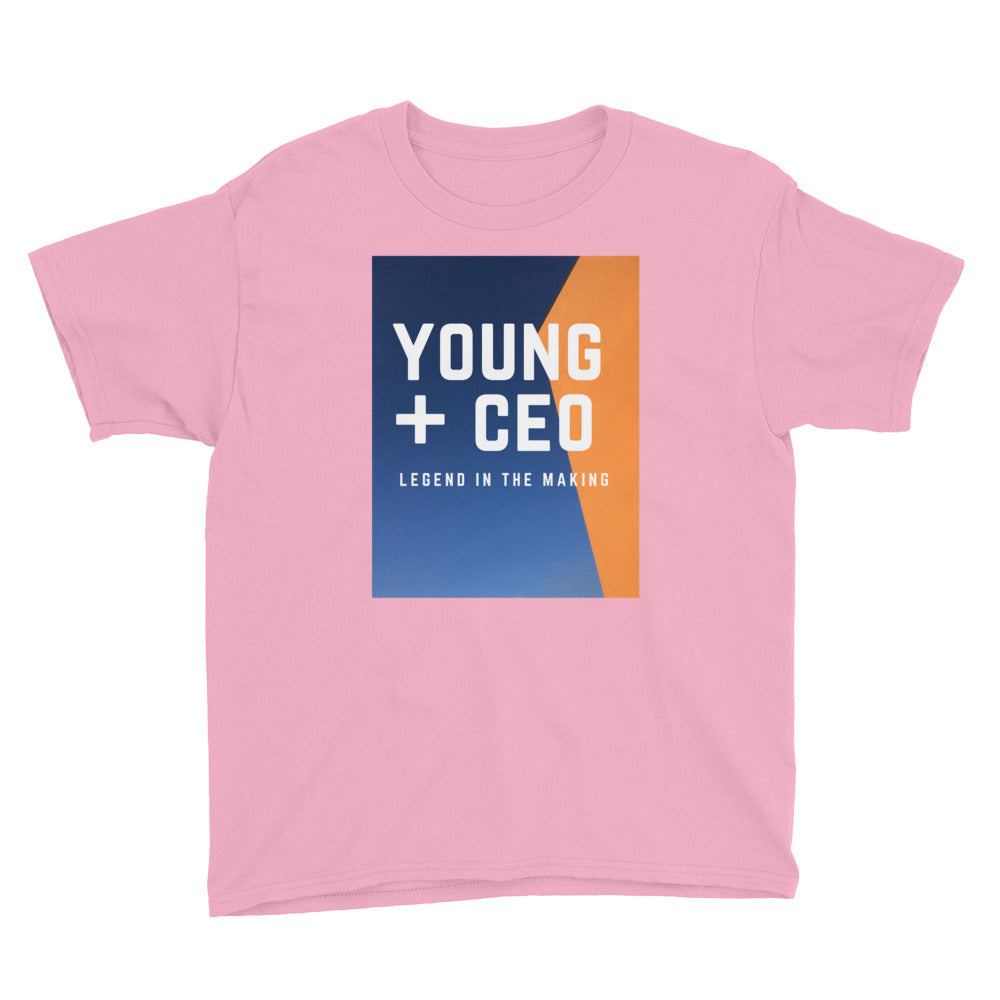 Young Ceo "YOUTH" Short Sleeve T-Shirt by Legend Shaw