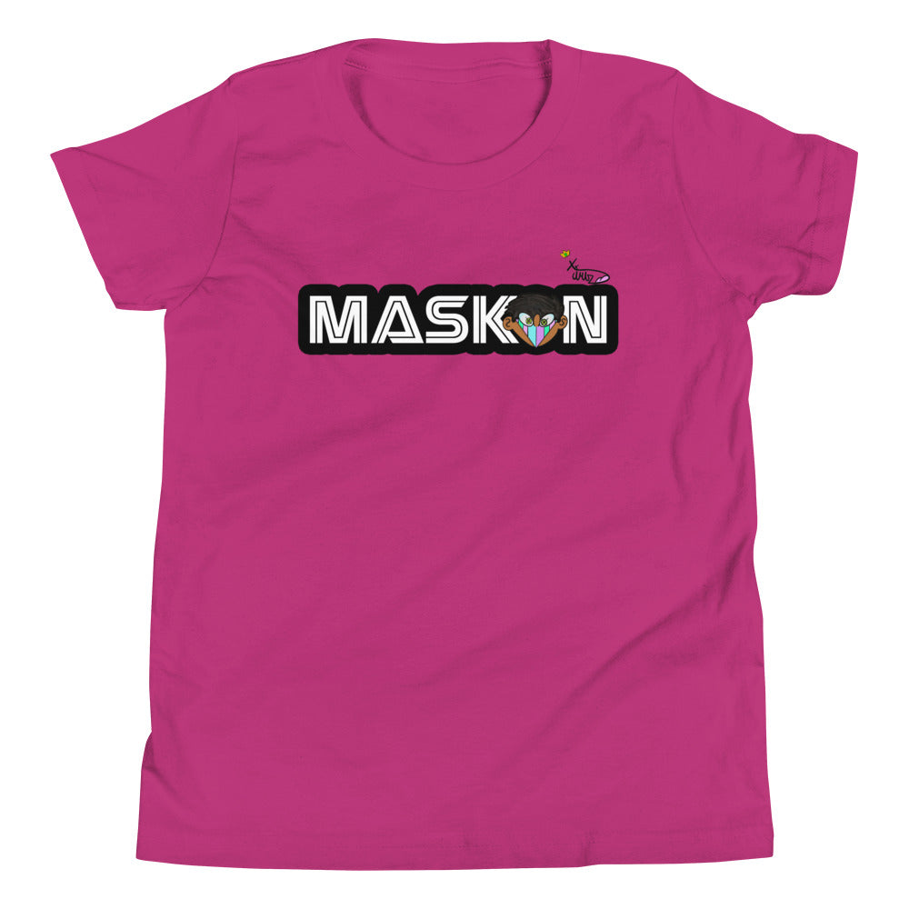 Youth Mask On Short Sleeve T-Shirt