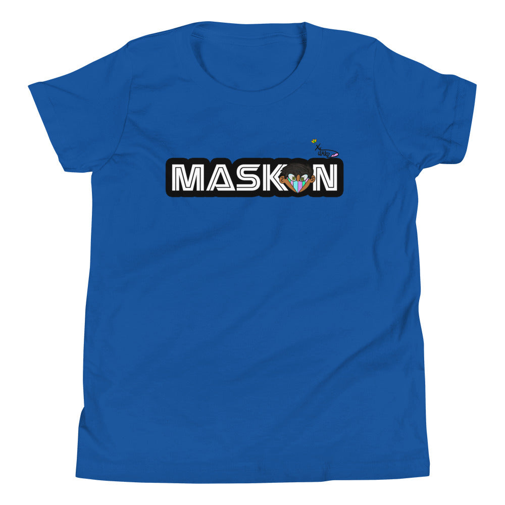Youth Mask On Short Sleeve T-Shirt