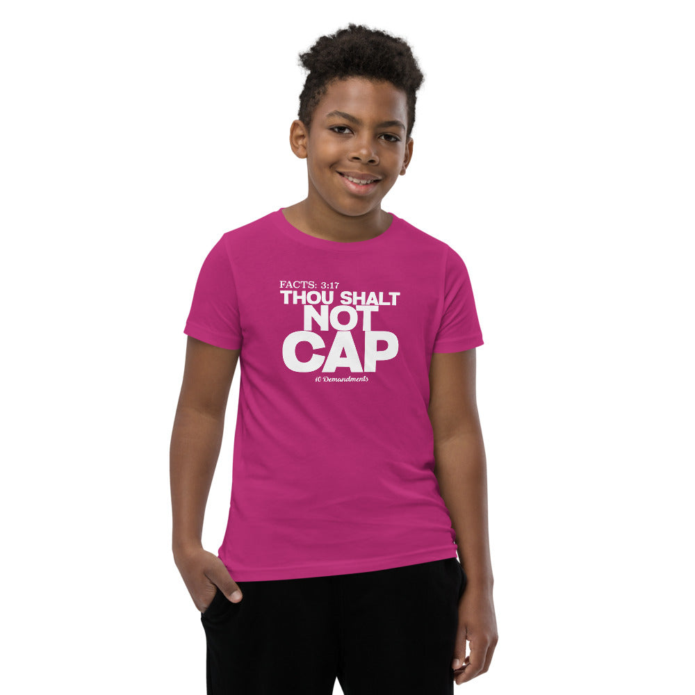 Thou Shalt Not Cap Youth Short Sleeve T-Shirt Legend