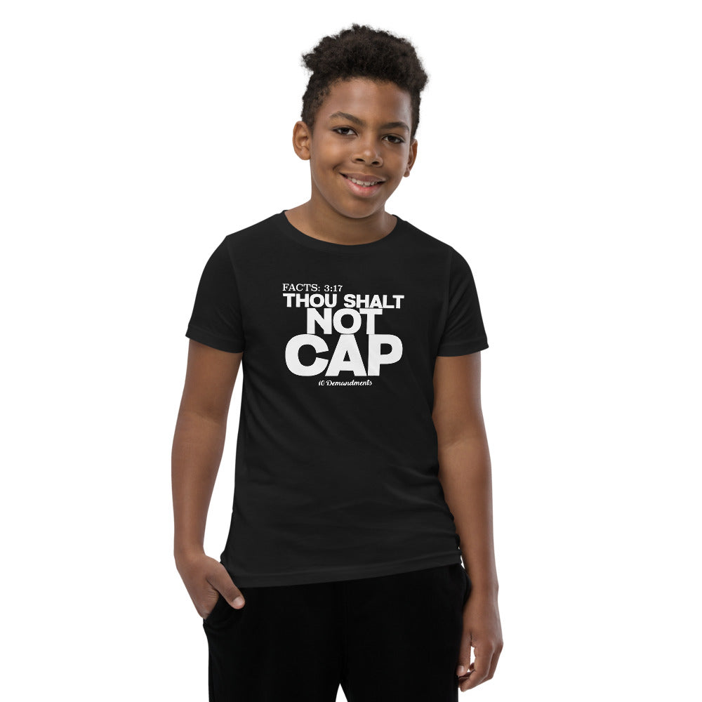 Thou Shalt Not Cap Youth Short Sleeve T-Shirt Legend