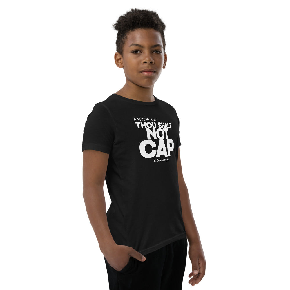 Thou Shalt Not Cap Youth Short Sleeve T-Shirt Legend