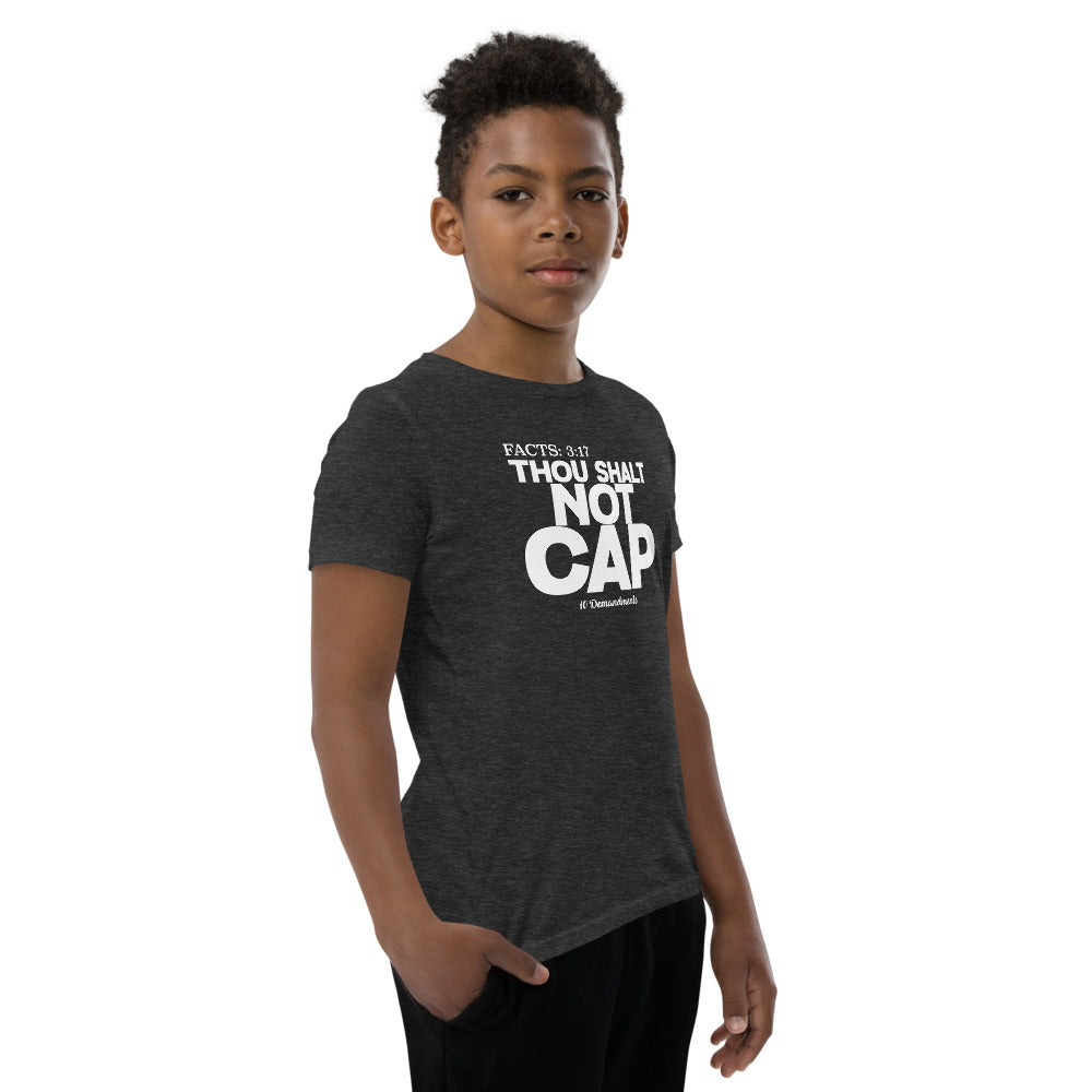 Thou Shalt Not Cap Youth Short Sleeve T-Shirt Legend