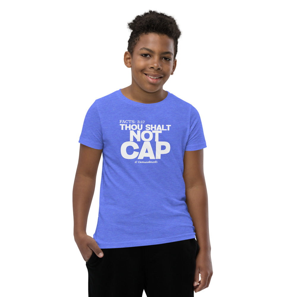 Thou Shalt Not Cap Youth Short Sleeve T-Shirt Legend